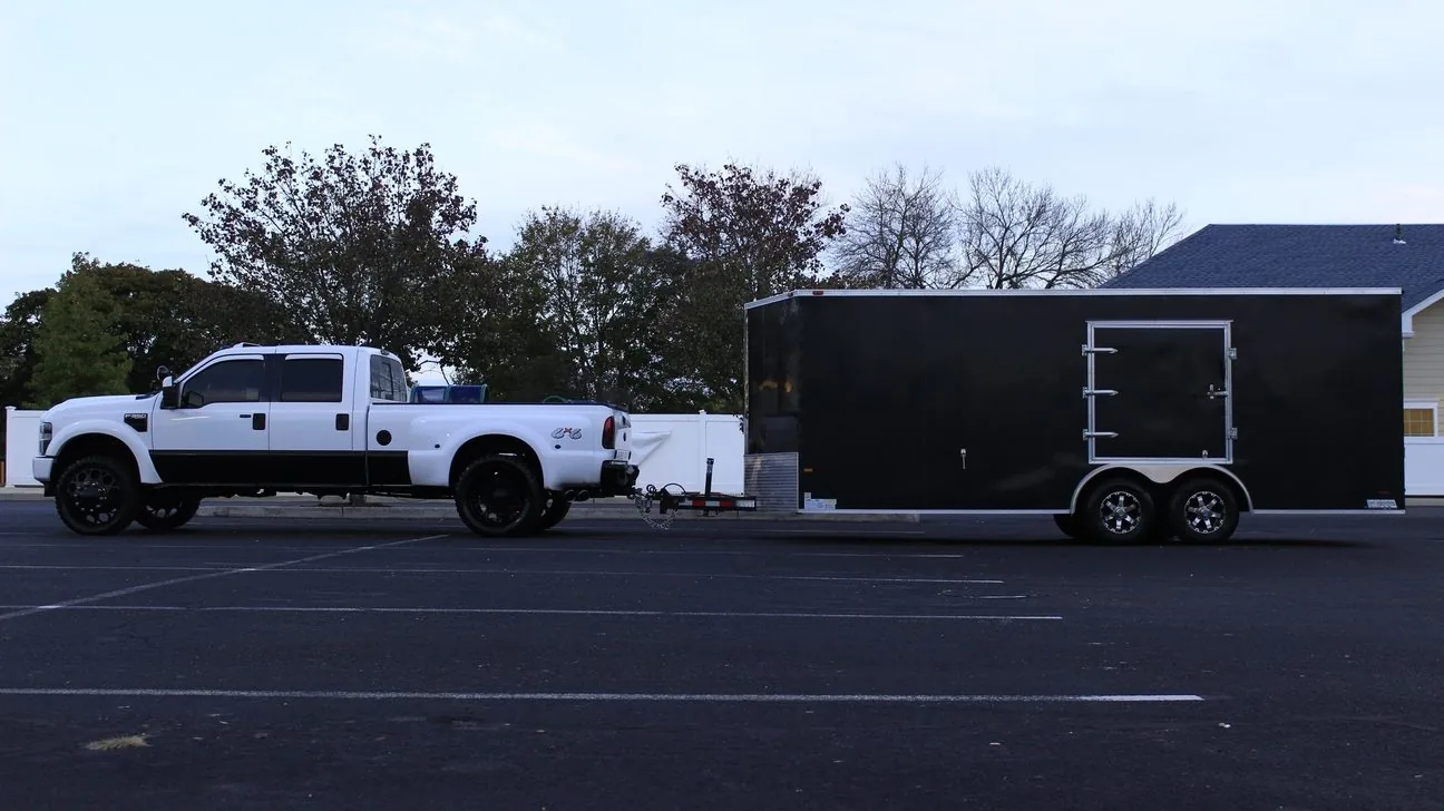Interior of our premium enclosed trailer