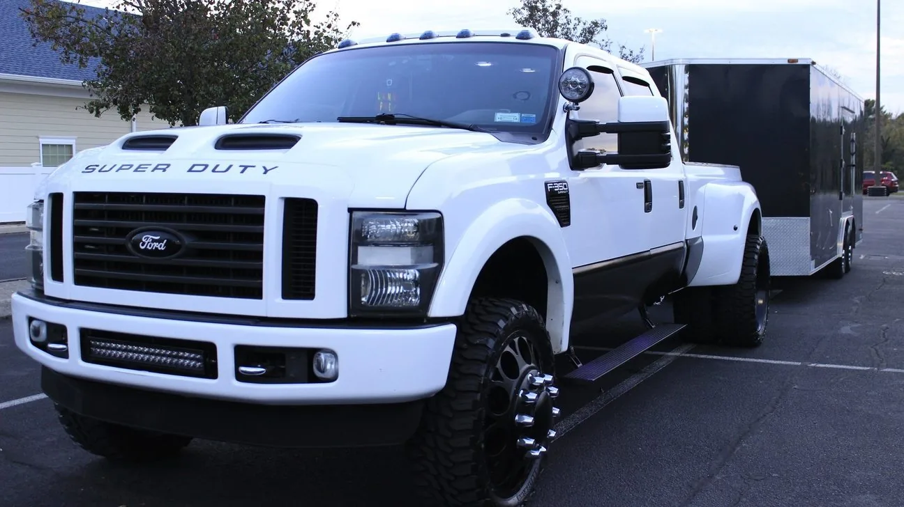 Our Super Duty enclosed transport fleet